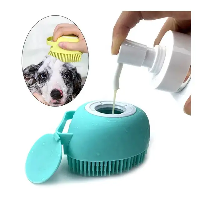 2 Pack BrushPro-Dog Bath Brush