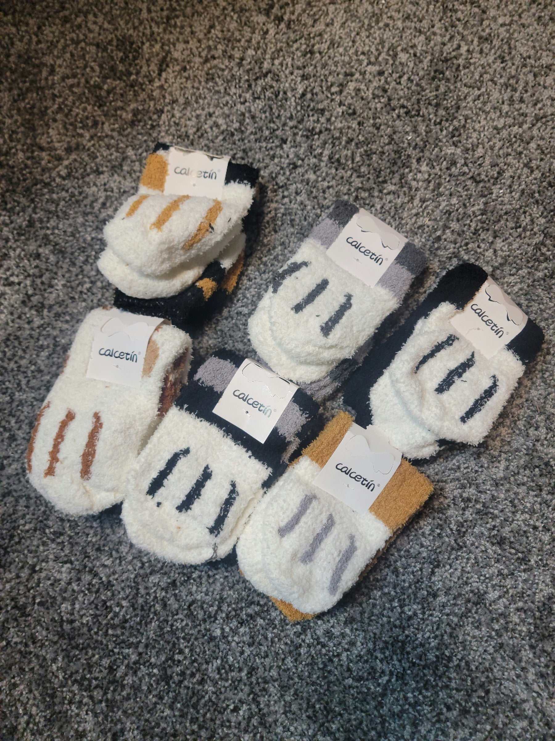 Super Soft Paw Designed Socks Pack of 6