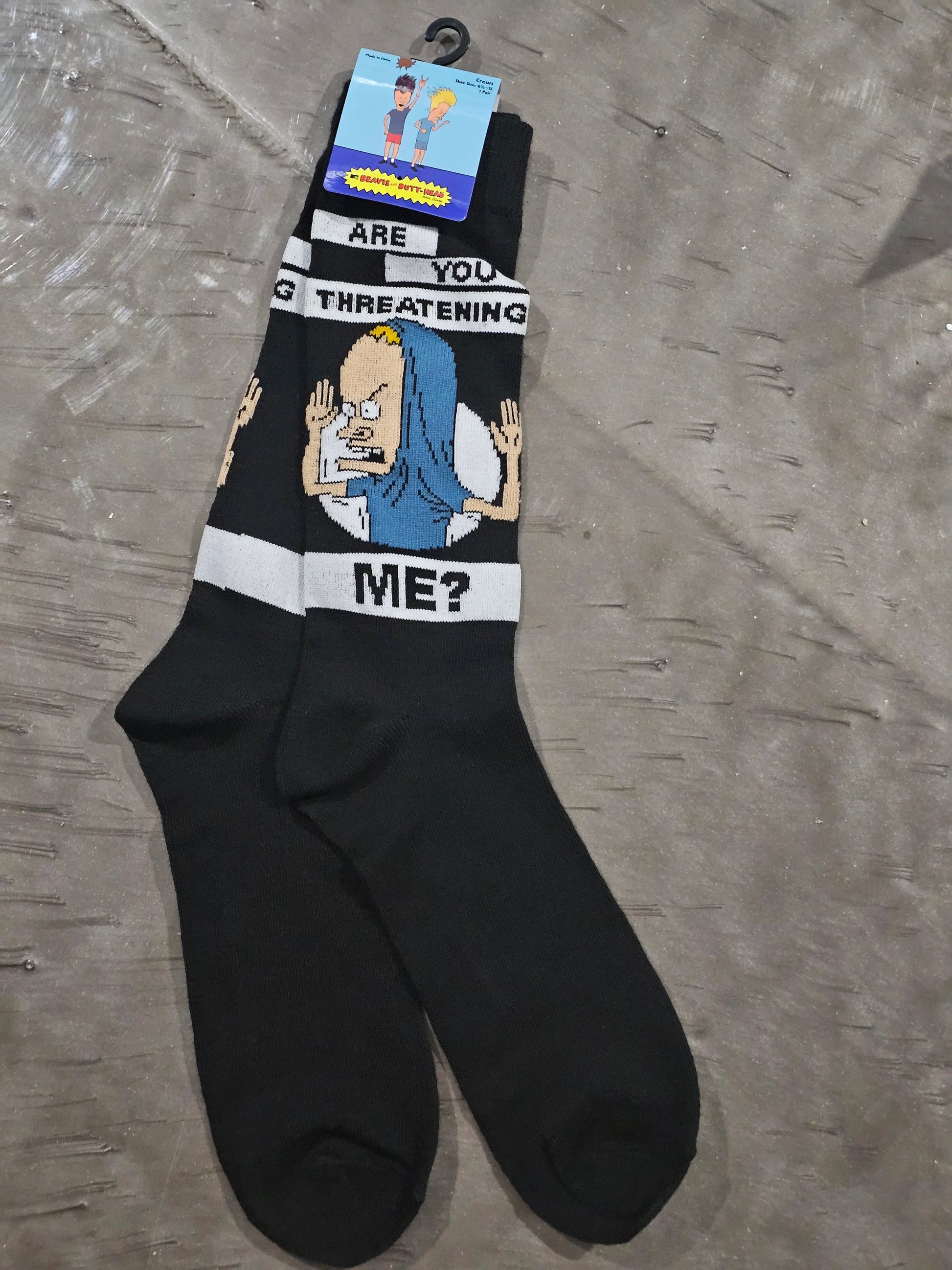 Get Ready to Laugh with Beavis and Butthead Socks - Perfect for Fans