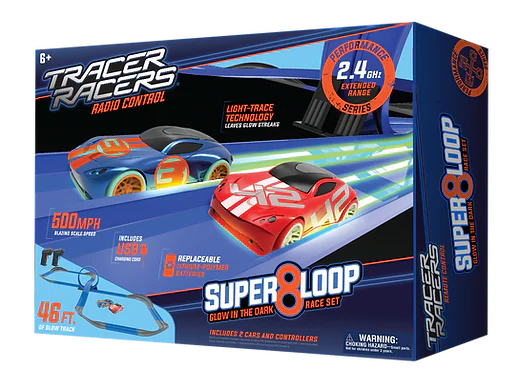 3 Length Options - Tracer Racers RC Slot Car Track 46 Foot Track