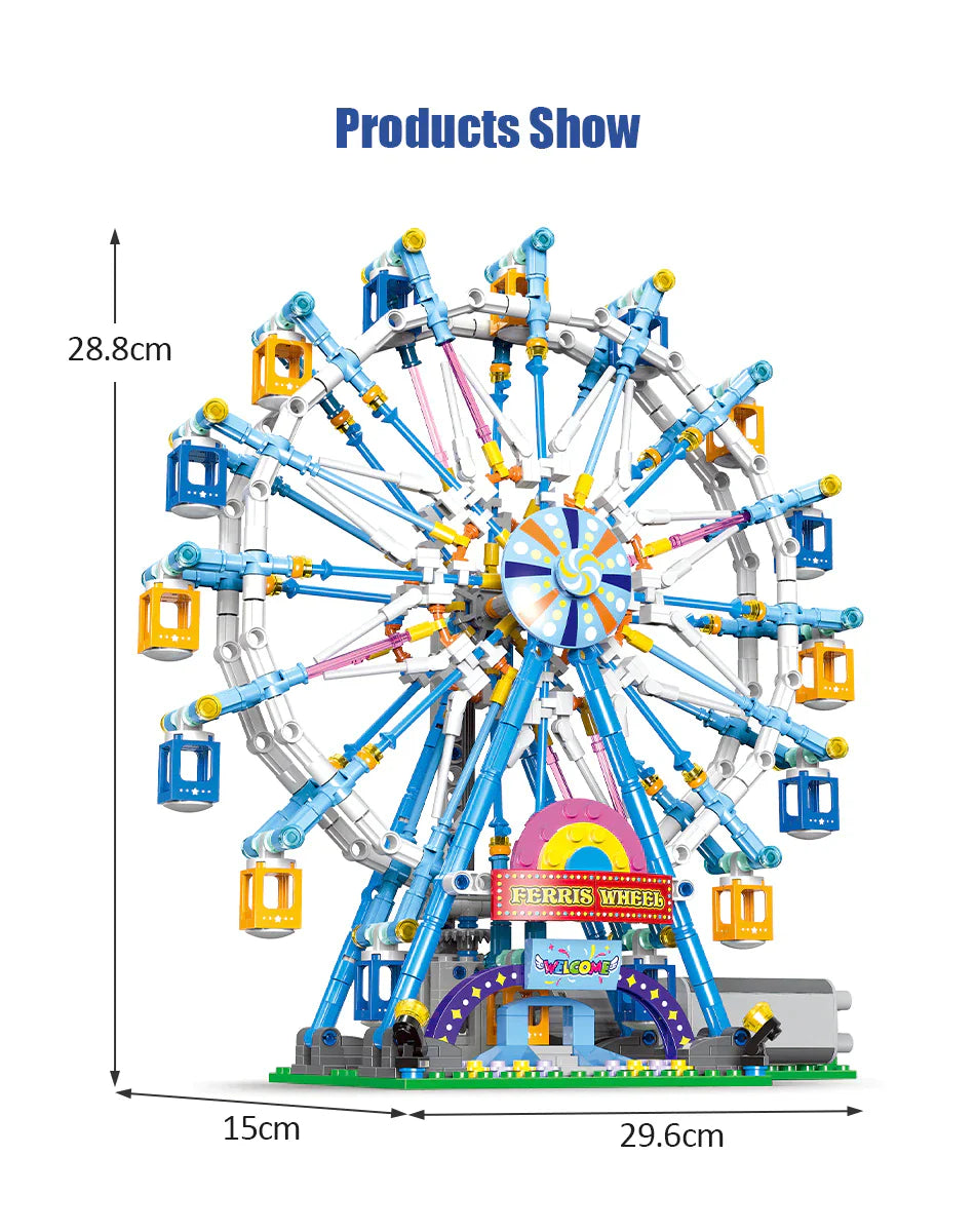 Ferris Wheel Building Kit w/Motor and Lights