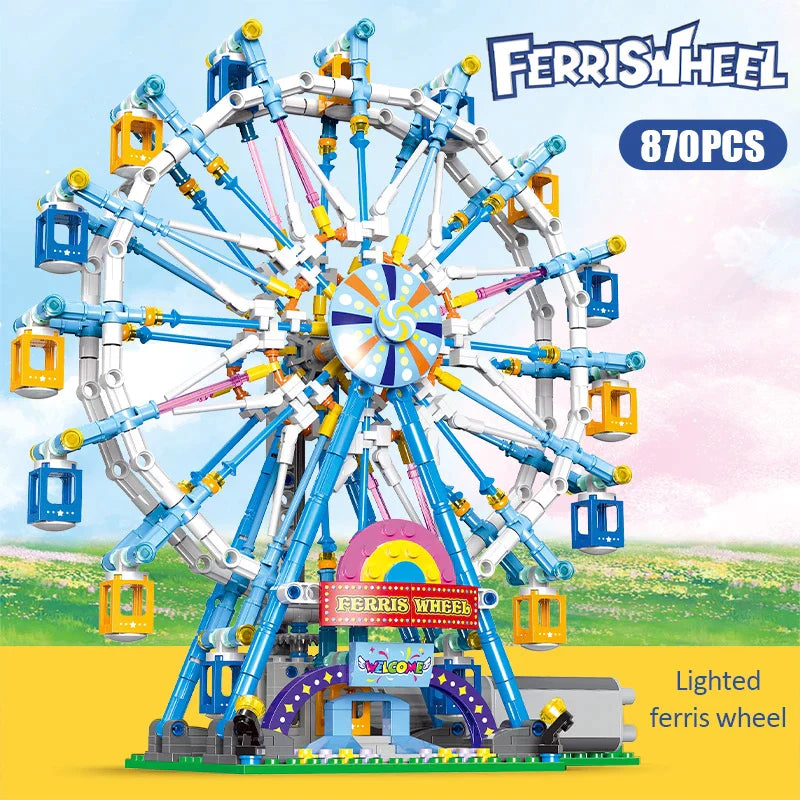 Ferris Wheel Building Kit w/Motor and Lights