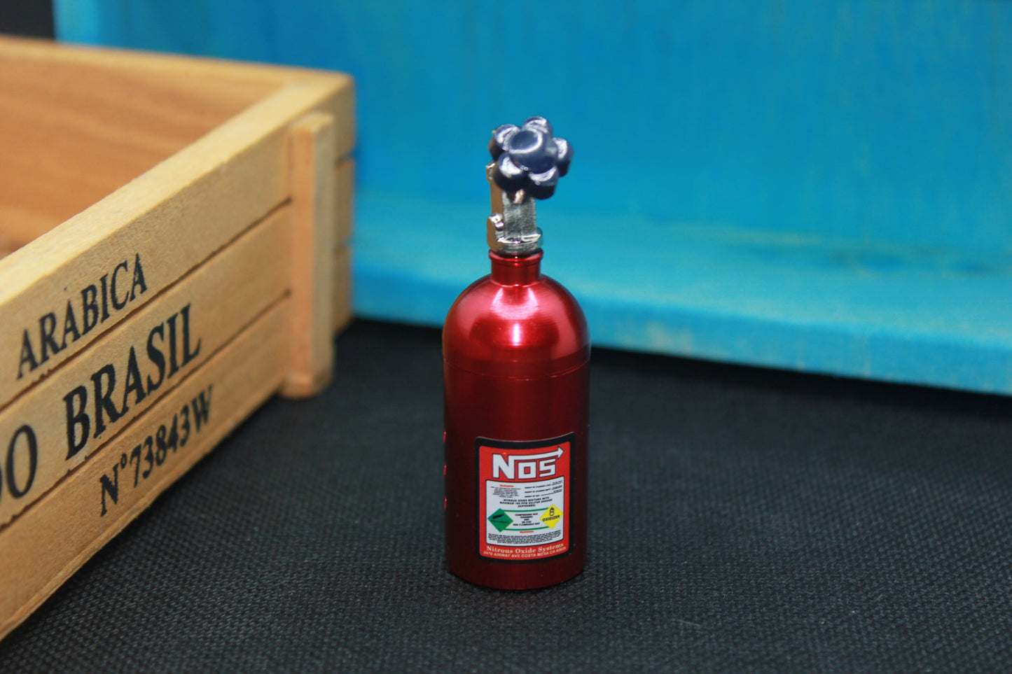 Ultimate Car Enthusiast Combo: Turbo Keychain & NOS Bottle Air Freshener - Fast Shipping from Joplin, MO Red